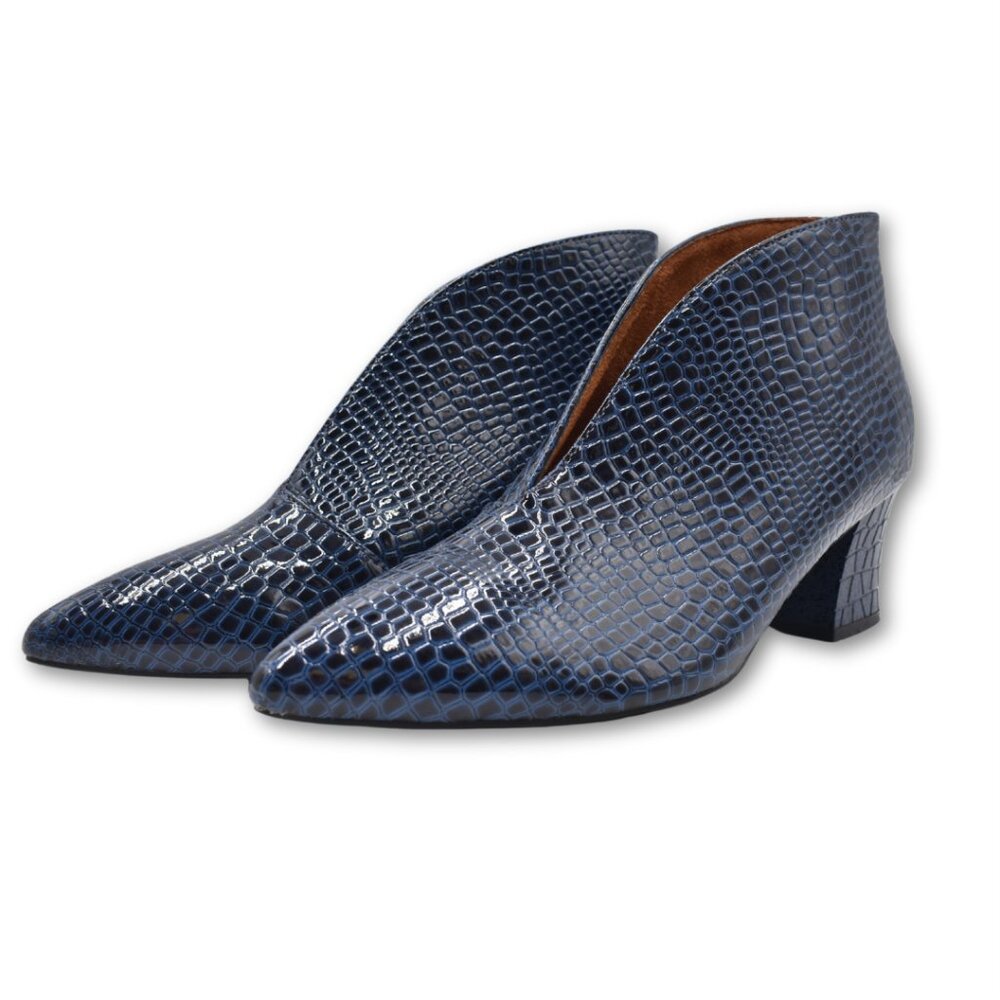 Ankle Navy Boots